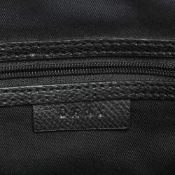 DKNY Black Leather Dome Satchel