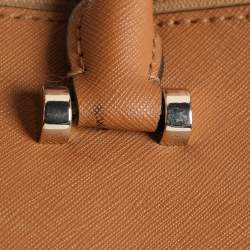 Pre Owned DKNY Brown Leather Bryant Park Satchel