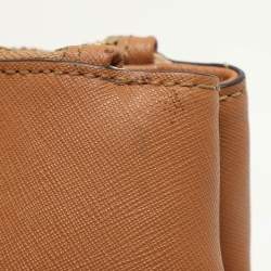 Pre Owned DKNY Brown Leather Bryant Park Satchel