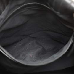 DKNY Black Quilted Leather Chain Tote