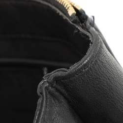 Dkny Black Quilted Leather Chain Flap Crossbody Bag