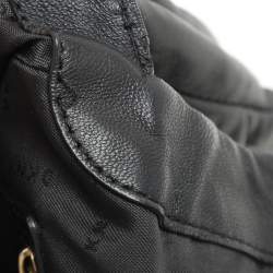 Dkny Black Quilted Leather Chain Flap Crossbody Bag
