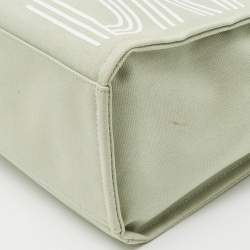 DKNY Mint Green Canvas Medium Noa Tote