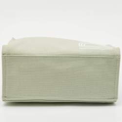 DKNY Mint Green Canvas Medium Noa Tote