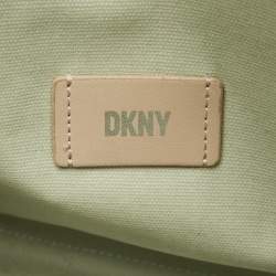 DKNY Mint Green Canvas Medium Noa Tote