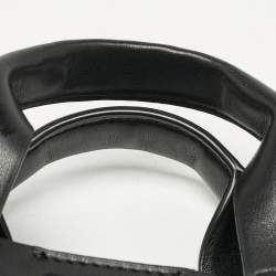 Pre Owned DKNY Black Faux Leather Mini Dakota Tote