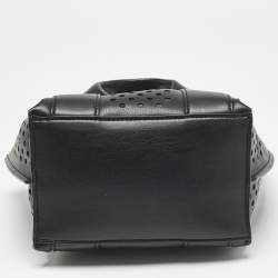 Pre Owned DKNY Black Faux Leather Mini Dakota Tote