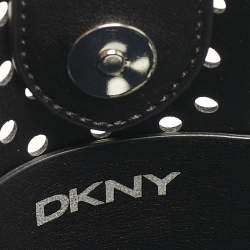 Pre Owned DKNY Black Faux Leather Mini Dakota Tote