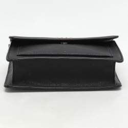 Pre Owned DKNY Black Leather Bryant Park Crossbody Bag