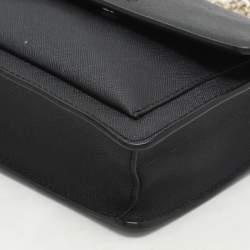 Pre Owned DKNY Black Leather Bryant Park Crossbody Bag