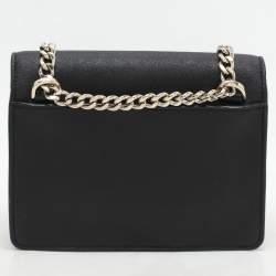 Pre Owned DKNY Black Leather Bryant Park Crossbody Bag