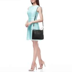 Pre Owned DKNY Black Leather Bryant Park Bucket Bag