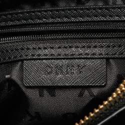 Pre Owned DKNY Black Leather Bryant Park Bucket Bag