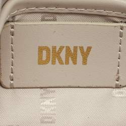 DKNY Light Blue Faux Leather Lexington Shoulder Bag