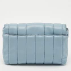 DKNY Light Blue Faux Leather Lexington Shoulder Bag