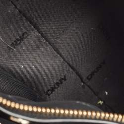 Pre Owned DKNY Black Leather Small Dixie Tote