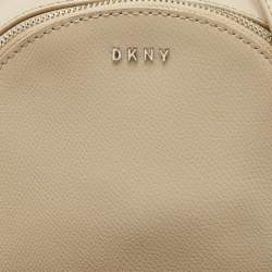 Pre Owned DKNY Off Leather Mini Bryant Backpack Crossbody Bag