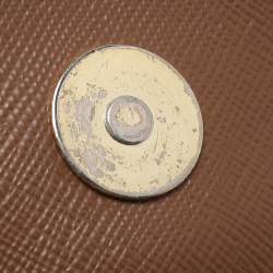 Pre Owned Dkny Beige/Red Canvas and Leather Crossbody Bag