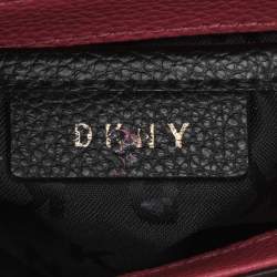 Pre Owned DKNY Pink Leather Small Elisa Crossbody Bag