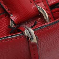 Pre Owned DKNY Red Leather Paige Tote