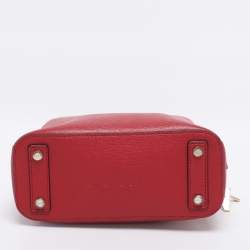 Pre Owned DKNY Red Leather Paige Tote
