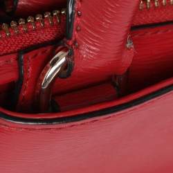 Pre Owned DKNY Red Leather Paige Tote