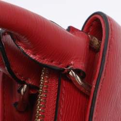 Pre Owned DKNY Red Leather Paige Tote