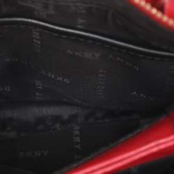 Pre Owned DKNY Red Leather Paige Tote