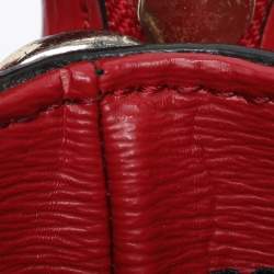 Pre Owned DKNY Red Leather Paige Tote
