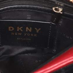 Pre Owned DKNY Red Leather Paige Tote
