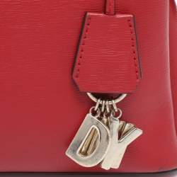 Pre Owned DKNY Red Leather Paige Tote