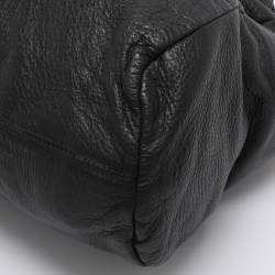 Pre Owned Dkny Black Leather Satchel