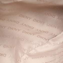 Pre Owned DKNY Green Saffiano Leather Robinson Double Zip Tote