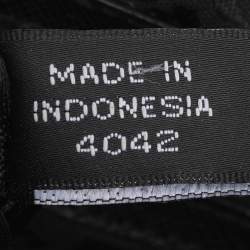 Pre Owned DKNY Navy Blue Lizard Embossed Leather Bryant Crossbody Bag