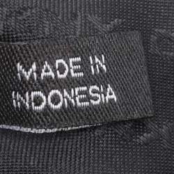 Pre Owned DKNY Black Canvas and Leather Satchel