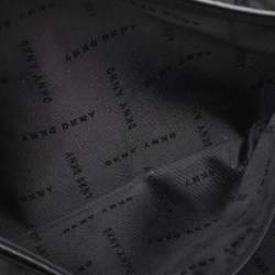 Pre Owned DKNY Black Quilted Leather Chain Tote