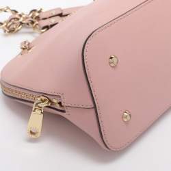 Pre Owned DKNY Pink Leather Shoulder Bag