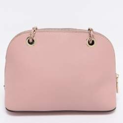 Pre Owned DKNY Pink Leather Shoulder Bag