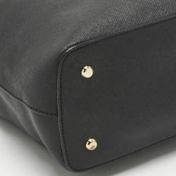 Pre Owned DKNY Black Leather Bryant Park Bucket Bag