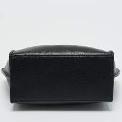 Pre Owned DKNY Black Leather Mini Elissa Satchel