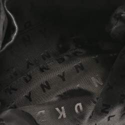 Pre Owned DKNY Grey Stripe Leather Gansevoort Tote