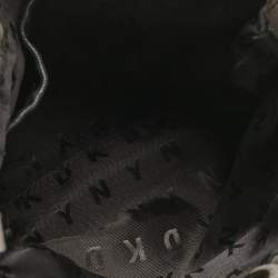 Pre Owned DKNY Grey Stripe Leather Gansevoort Tote