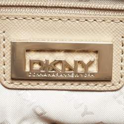 Pre Owned DKNY Red Leather Bryant Park Top Zip Tote