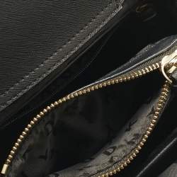 Pre Owned DKNY Black Leather Bryant Park Bucket Bag