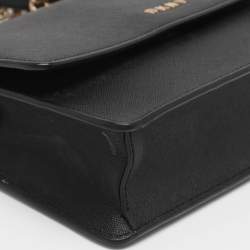 Pre Owned Dkny Black Leather Crossbody Bag