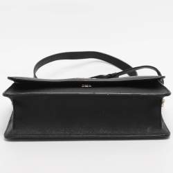 Pre Owned Dkny Black Leather Crossbody Bag