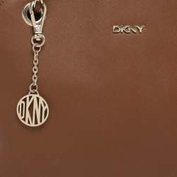 Pre Owned Dkny Brown Leather Satchel