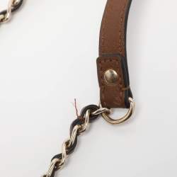 Pre Owned Dkny Brown Leather Satchel