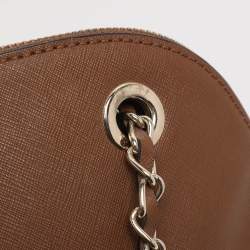 Pre Owned Dkny Brown Leather Satchel