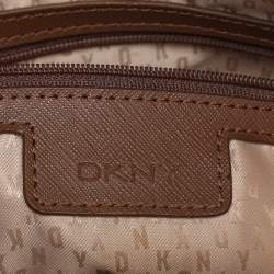 Pre Owned Dkny Brown Leather Satchel